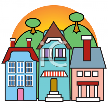 Town Architecture Clipart