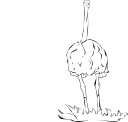 Ostrich Clipart