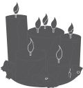 Christmas Candles Clipart