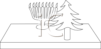 Christmas Candles Clipart