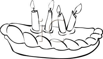 Christmas Candles Clipart