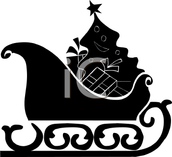 Santas Sleigh Clipart