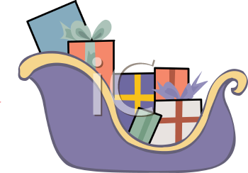 Santas Sleigh Clipart