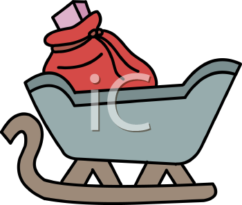 Santas Sleigh Clipart