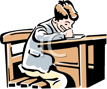 School Desk Clipart