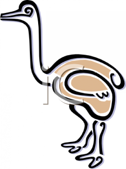 Ostrich Clipart