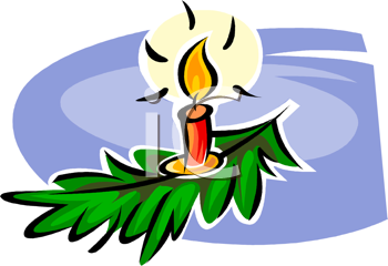 Christmas Candles Clipart