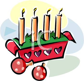 Christmas Candles Clipart