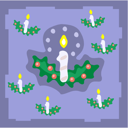 Christmas Candles Clipart