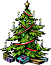 Christmas Candles Clipart