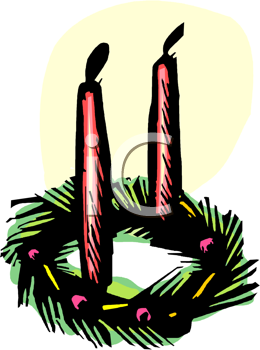 Christmas Candles Clipart