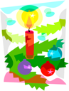 Christmas Candles Clipart