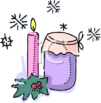 Christmas Candles Clipart