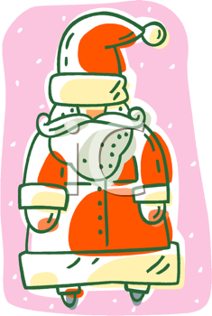 Santas Sled Clipart