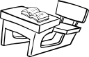 School Desk Clipart