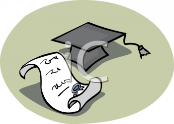 School Certificate Clipart