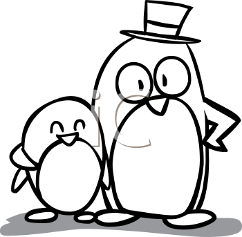 Christmas Penguin Clipart