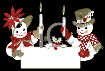 Christmas Candles Clipart