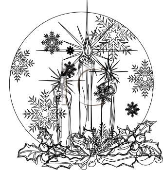 Christmas Candles Clipart