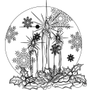 Christmas Candles Clipart
