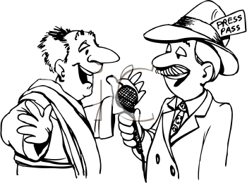 Reporter Clipart