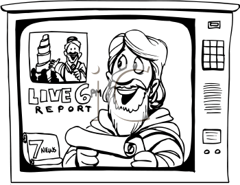 Reporter Clipart