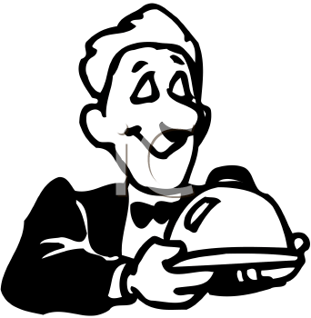 Waiter Clipart