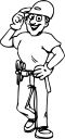 Builder Clipart