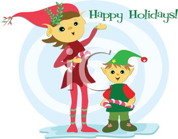 Christmas Elf Clipart