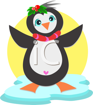 Christmas Penguin Clipart