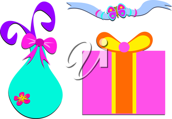 Christmas Bows Clipart