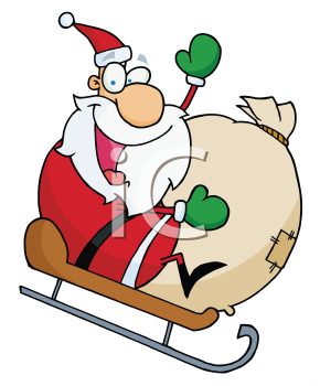 Santas Sleigh Clipart