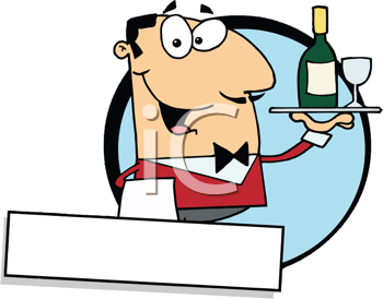 Waiter Clipart