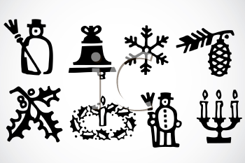 Christmas Candles Clipart