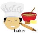 Baker Clipart