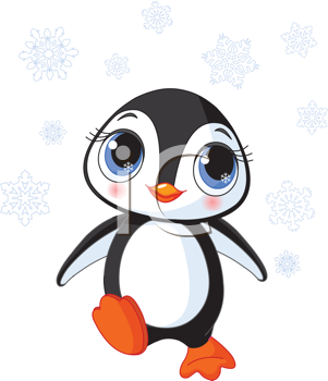 Christmas Penguin Clipart