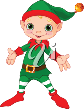 Christmas Elf Clipart