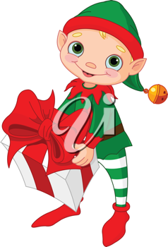 Christmas Elf Clipart