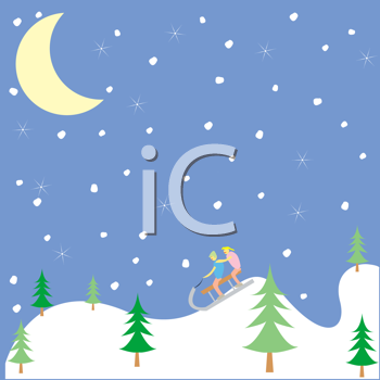 Santas Sled Clipart