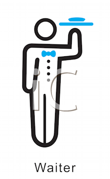 Waiter Clipart