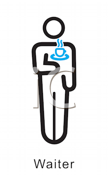 Waiter Clipart