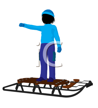 Santas Sled Clipart