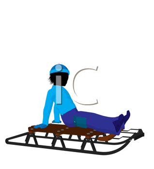 Santas Sled Clipart