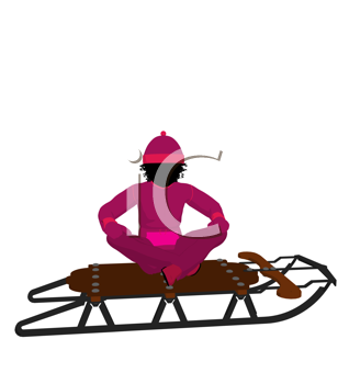 Santas Sled Clipart