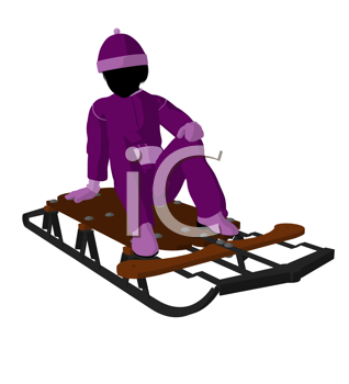 Santas Sled Clipart