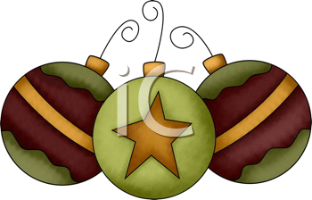 Christmas Ornaments Clipart