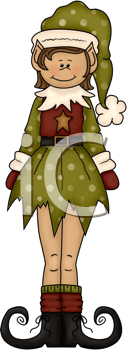 Christmas Elf Clipart