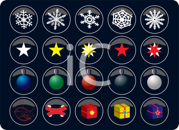 Christmas Ornaments Clipart