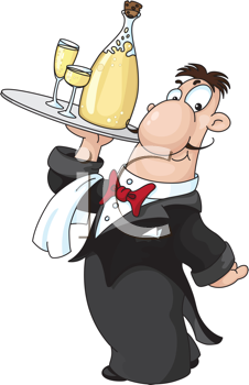 Royalty Free Butler Clipart