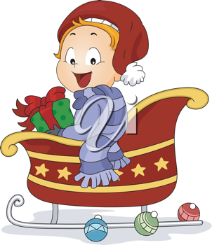 Santas Sleigh Clipart